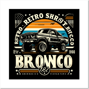 Retro Bronco Posters and Art